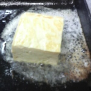 豆腐のバター焼き